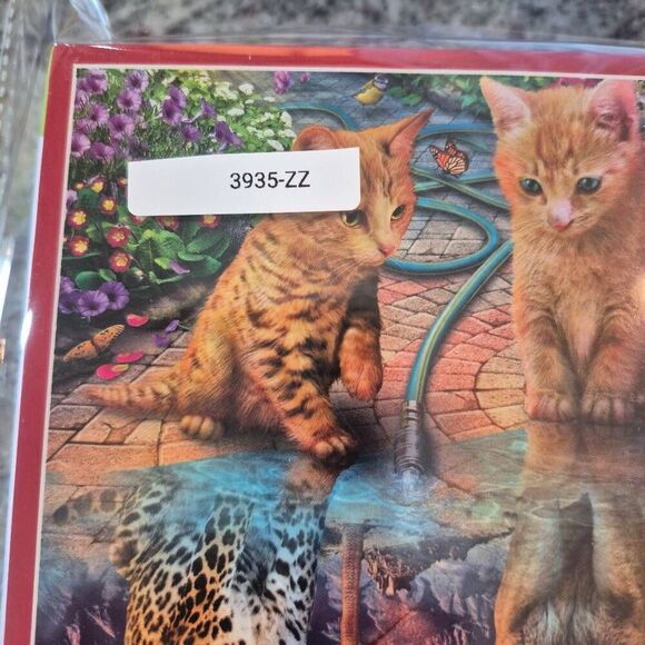 Buffalo Games Kitten Dreams 750 pc Jigsaw Puzzle, USED, tape on box - Picture 11 of 11